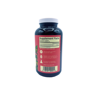 supplement label on container of Super Speciosa Kratom Capsules Red Maeng Da