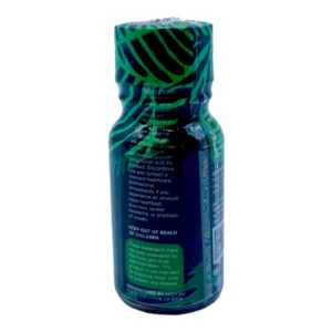 side of bottle of Tik Tonics Kratom Shot Natural Sweet 110mg 10mL