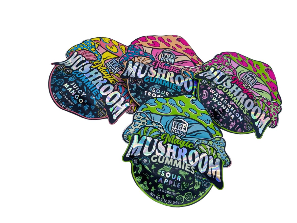 Multiple packs of Tre House Watermelon Wonder Magic Mushroom Gummies