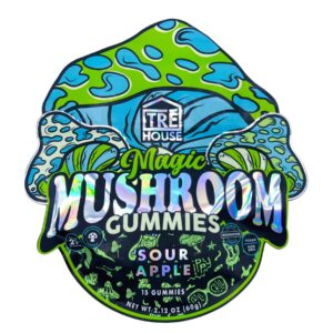 single pack of Tre House Sour Apple Magic Mushroom Gummies (var 1)