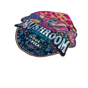 single pack of Tre House Sour Tropical Magic Mushroom Gummies
