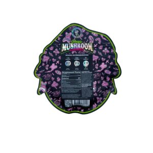 back of pack of Tre House Watermelon Wonder Magic Mushroom Gummies