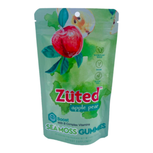 Zuted Apple Pear Sea Moss Boost Gummies