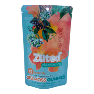 Zuted Elderberry Sea Moss Immunity Gummies