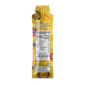 back of pack of Zion Herbals Honey and Kratom 10G