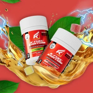 K-Fuel Kratom Mushroom Gummies Watermelon Citrus