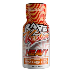 Rave Kratom and Caffeine Boost Shot