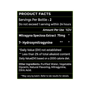 Prof Whyte's K-plex 150mg Kratom Extract Shot