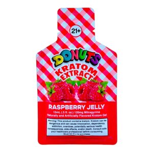 Donuts Kratom Extract Raspberry Jelly