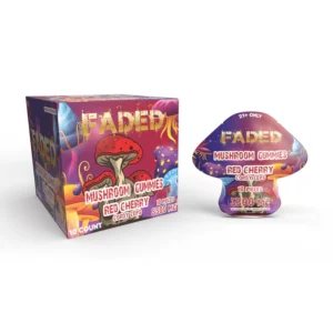 Faded Mushroom Gummies Red Cherry Cordyceps