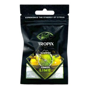 front of bag of K-Tropix Kratom Gummies Lemon Lime (var 1)