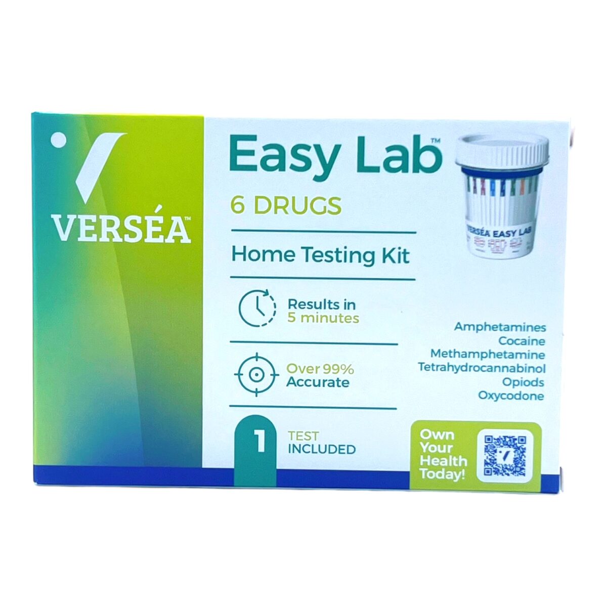 box of Versea Easy Lab 6 Drug Testing Kit (var 2)