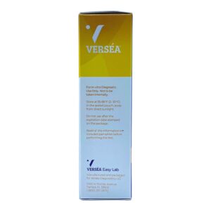 side of box of Versea Fecal Occult Blood Test (var 1)