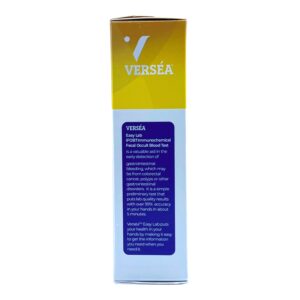 side of box of Versea Fecal Occult Blood Test