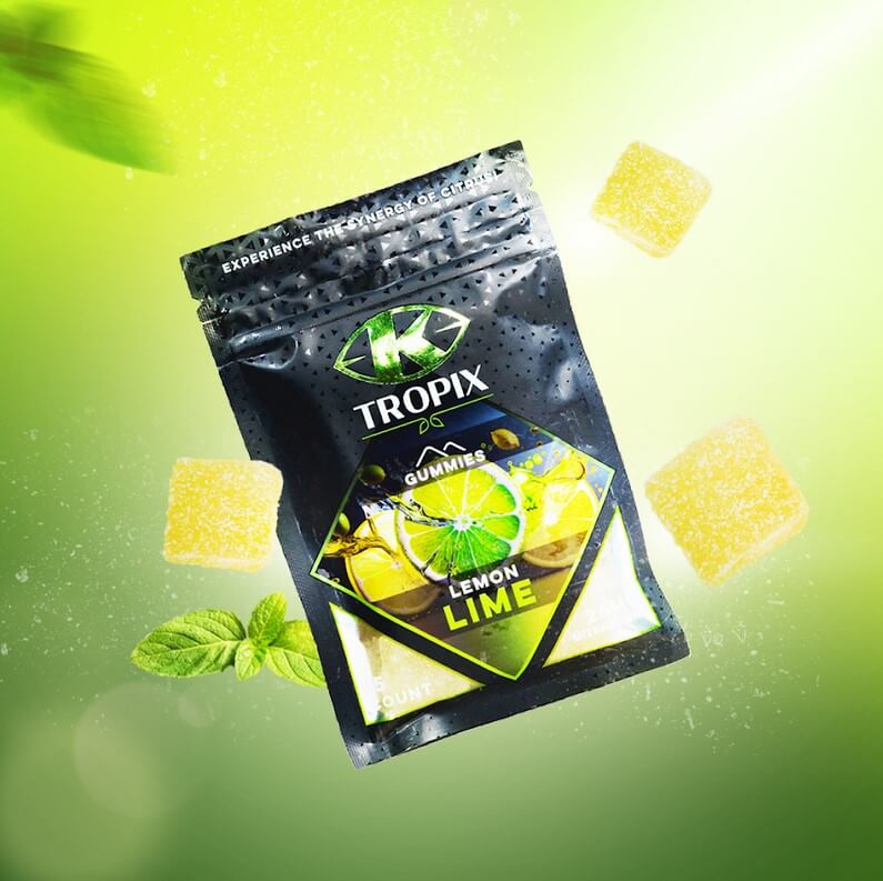 K Tropix Kratom Gummies Lemon Lime