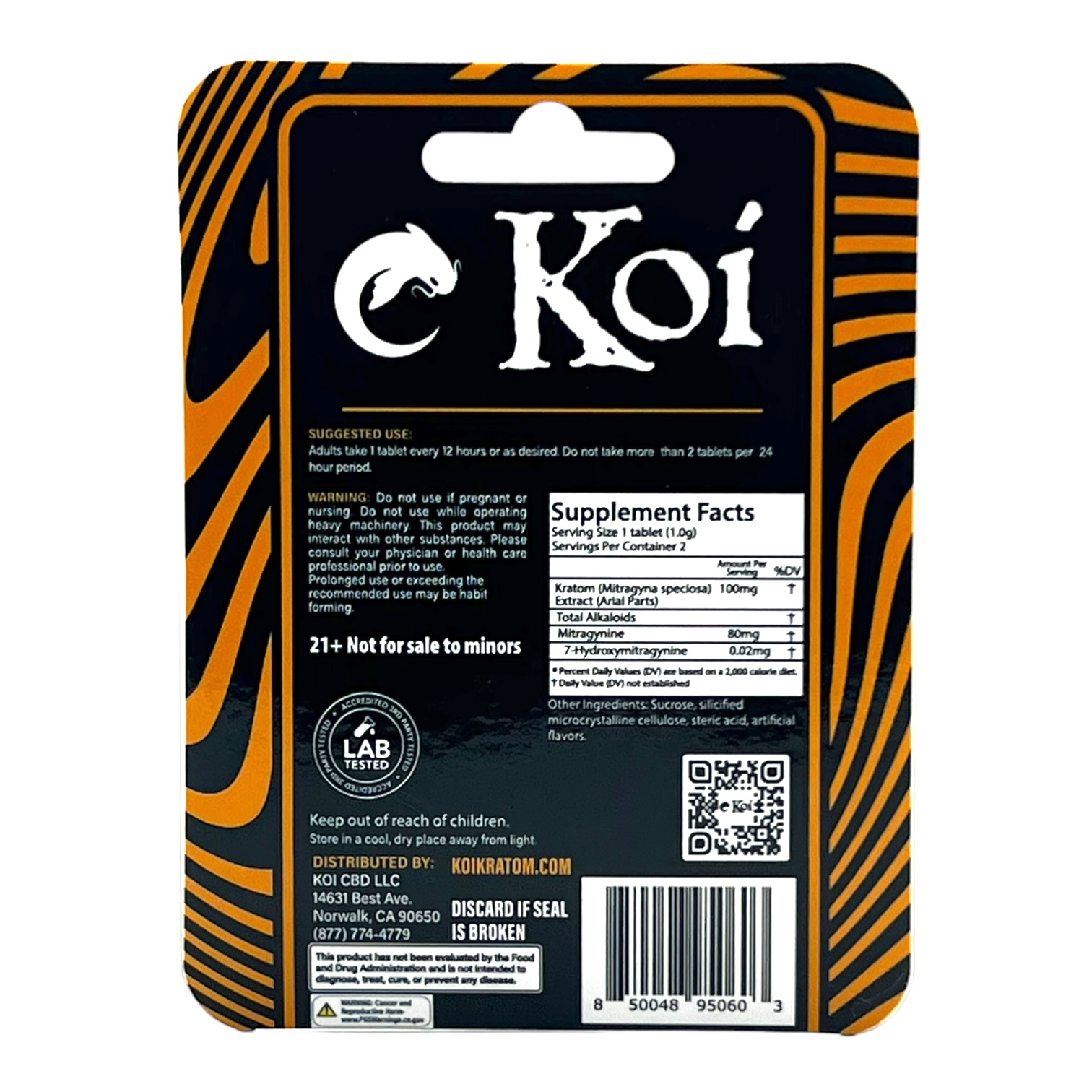 Koi Kratom Extract Tablets Tropical