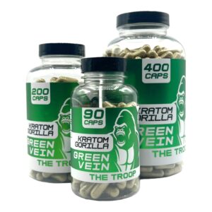 Kratom Gorilla Kratom Capsules Green Vein