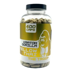 Kratom Gorilla Kratom Capsules Yellow Thai