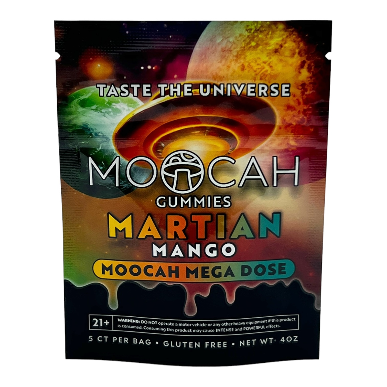 Moocah Mushroom Gummies Martian Mango