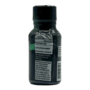 side of bottle of ZANA Ultra Green Vein Shot 15mL