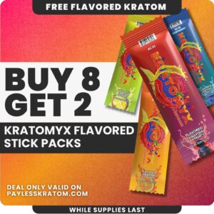 Kratomyx Blue Raspberry Kratom Extract Powder (Deal Buy 8 Get 2)