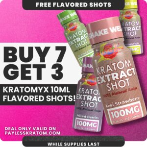 Kratomyx Blue Raspberry Kratom Extract Powder (Deal Buy 8 Get 2)