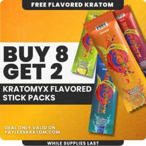 Kratomyx Blue Raspberry Kratom Extract Powder (Deal Buy 8 Get 2)
