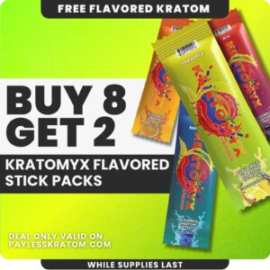 Kratomyx Blue Raspberry Kratom Extract Powder (Deal Buy 8 Get 2)