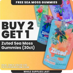 Zuted Elderberry Sea Moss Immunity Gummies