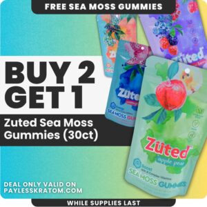 Zuted Apple Pear Sea Moss Boost Gummies