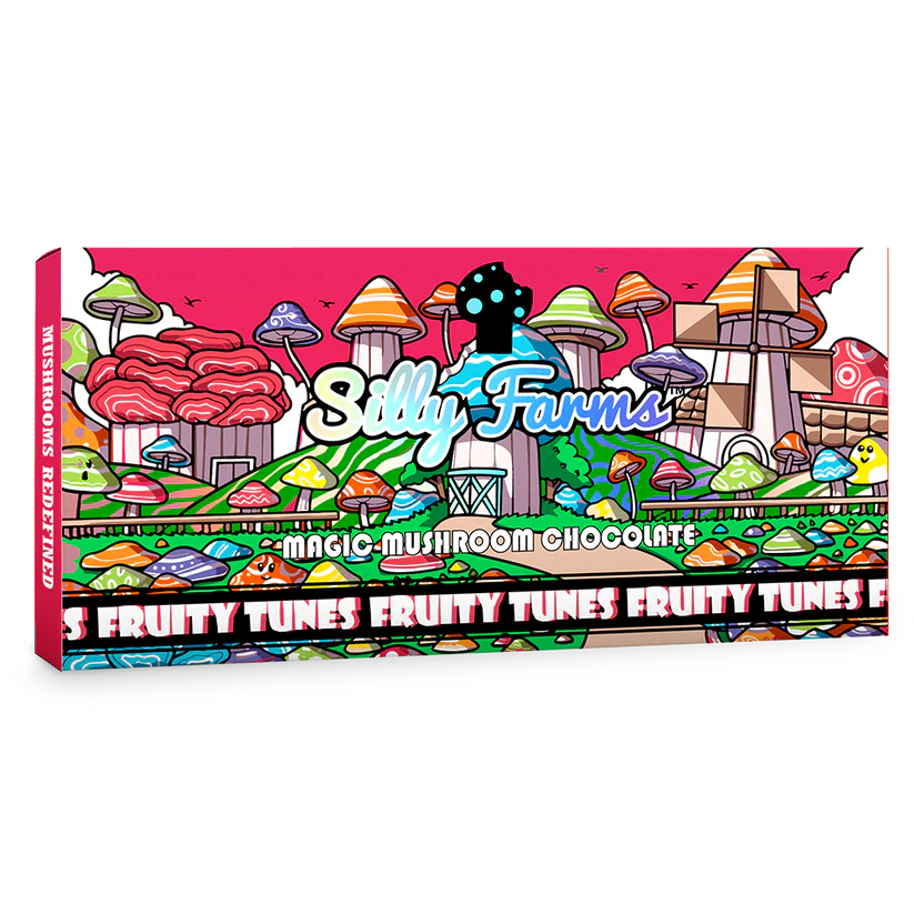Silly Farms Fruity Tunes Magic Mushroom Chocolate Bar