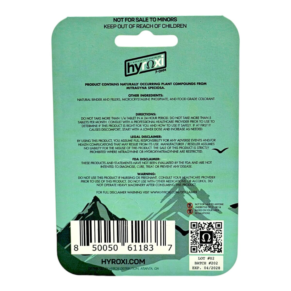 HYROXI Advanced Kratom Tablets