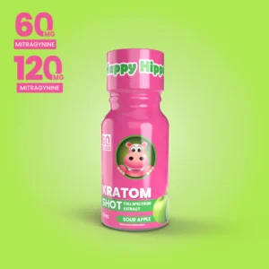 Happy Hippo Kratom Extract Shot Sour Apple