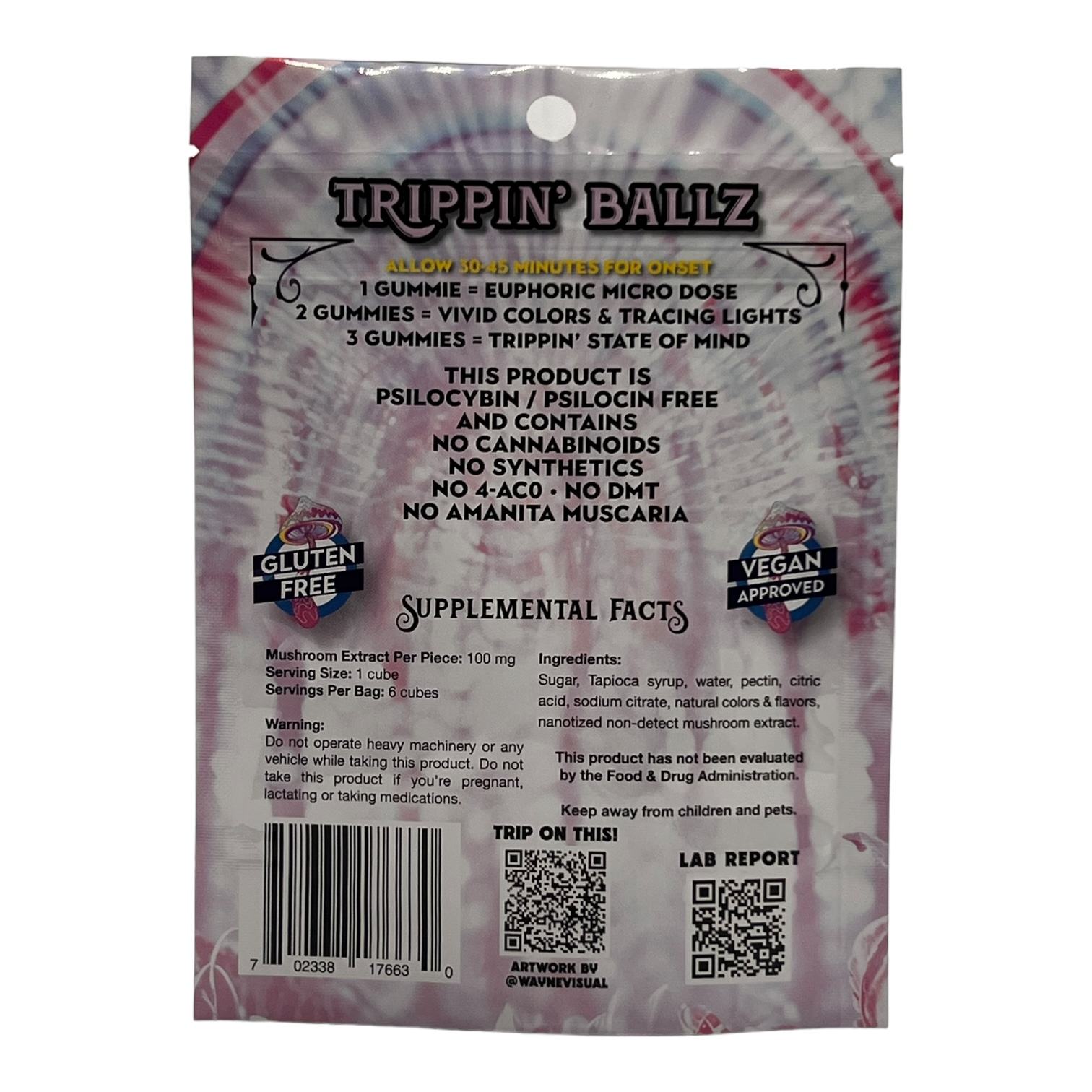 Trippin Ballz Mushroom Tropical Thunder