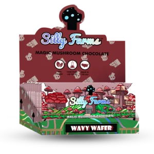 Silly Farms Wavy Wafer Magic Mushroom Chocolate Bar