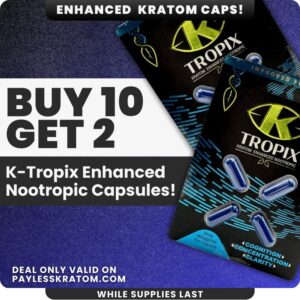 Buy K-TROPIX Kratom Enhanced Nootropic Capsules - 4ct