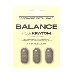 Introducing Balance, a meticulously crafted 45% Mitragynine extract designed to provide a harmonious blend of mild euphoria, relaxation, and calming effects. Perfect for those seeking a gentle yet effective way to unwind, Balance harnesses the natural power of kratom to give you a full spectrum of effects. Whether you are new to kratom or an experienced enthusiast, our 45% MIT extract is a perfect middle-of-the-road example of what kratom extract can do. If new to kratom, start with 1 chewable tablet, experienced kratom enthusiasts may take 2.