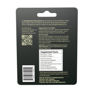 Discover the ultimate source of clean, sustained energy with Empower, our premium 80% Mitragynine extract. Specially formulated to provide a potent and invigorating boost, Empower harnesses the pure power of kratom to keep you energized and focused throughout the day. This unique extract has been achieved through a precise extraction method which allows us to attain an extremely high percentage of MIT (Mitragynine). Through the absence of almost all other sub-alkaloids, we are able to naturally guide the profile of effects to something you probably haven’t experienced before. It is important to note that less is more when it comes to our 80% extract. If new to kratom, start with 1 chewable tablet, experienced kratom enthusiasts may take 2.