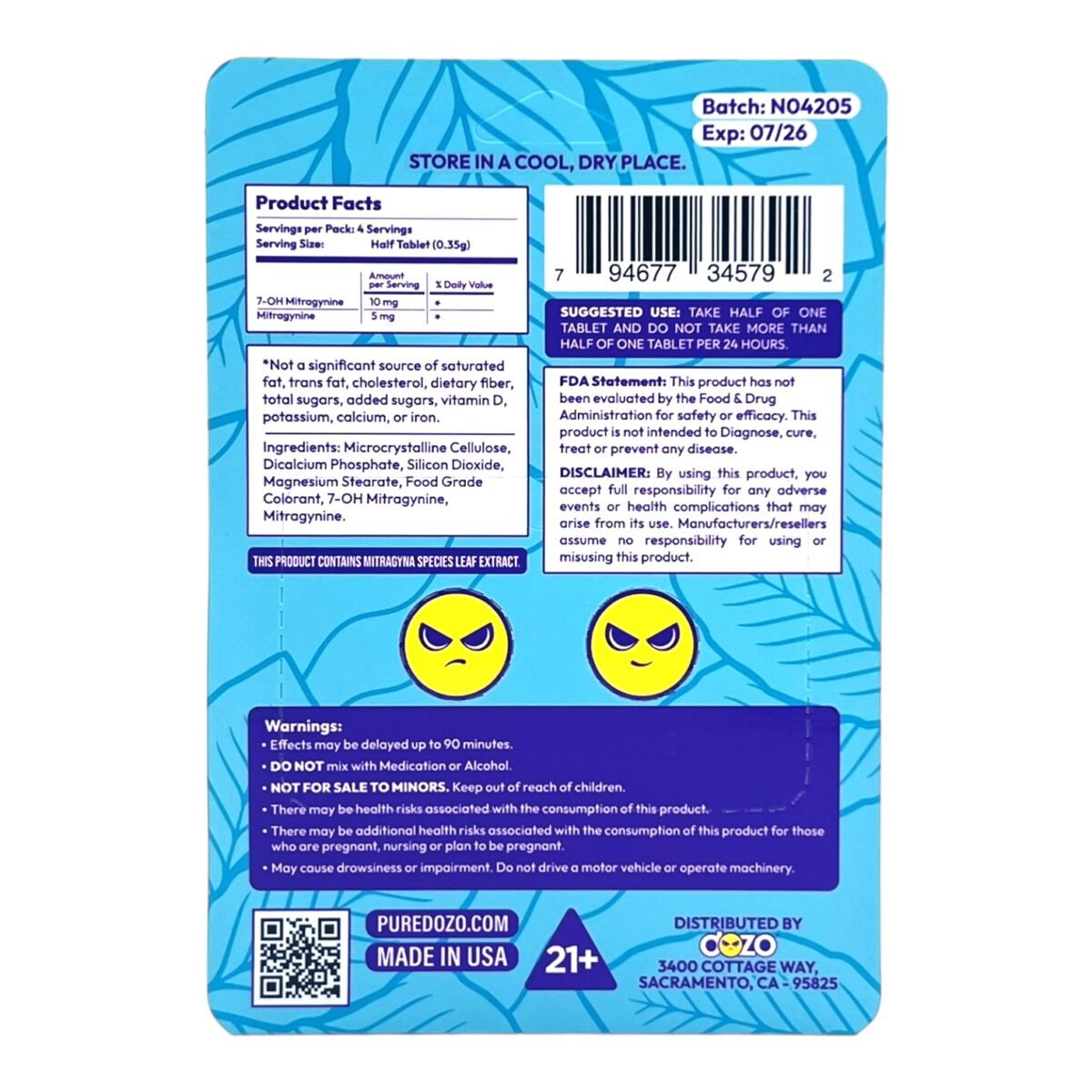 Dozo PERKS 7-OH Chill Berry Mellow Blend Tablets 20mg