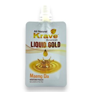 Krave Kratom Extract Liquid Gold Pouch Maeng D