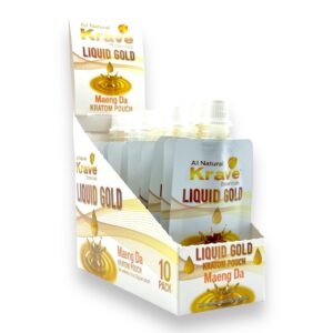 Krave Kratom Extract Liquid Gold Pouch Maeng D