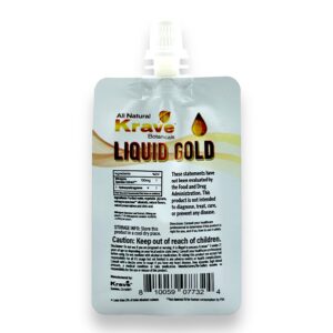 Krave Kratom Extract Liquid Gold Pouch White Thai