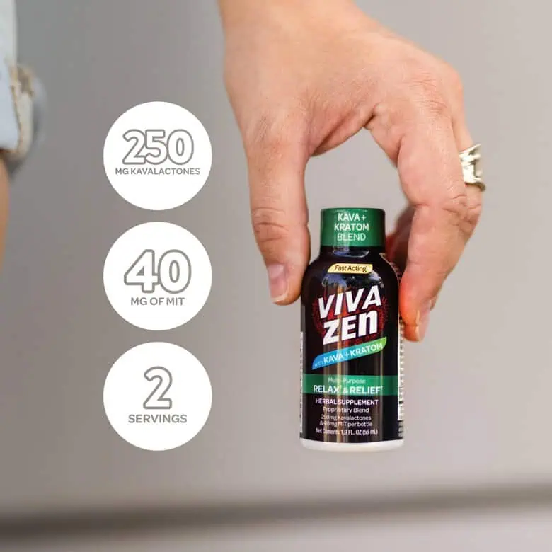 VIVAZEN Kava Kratom Shot