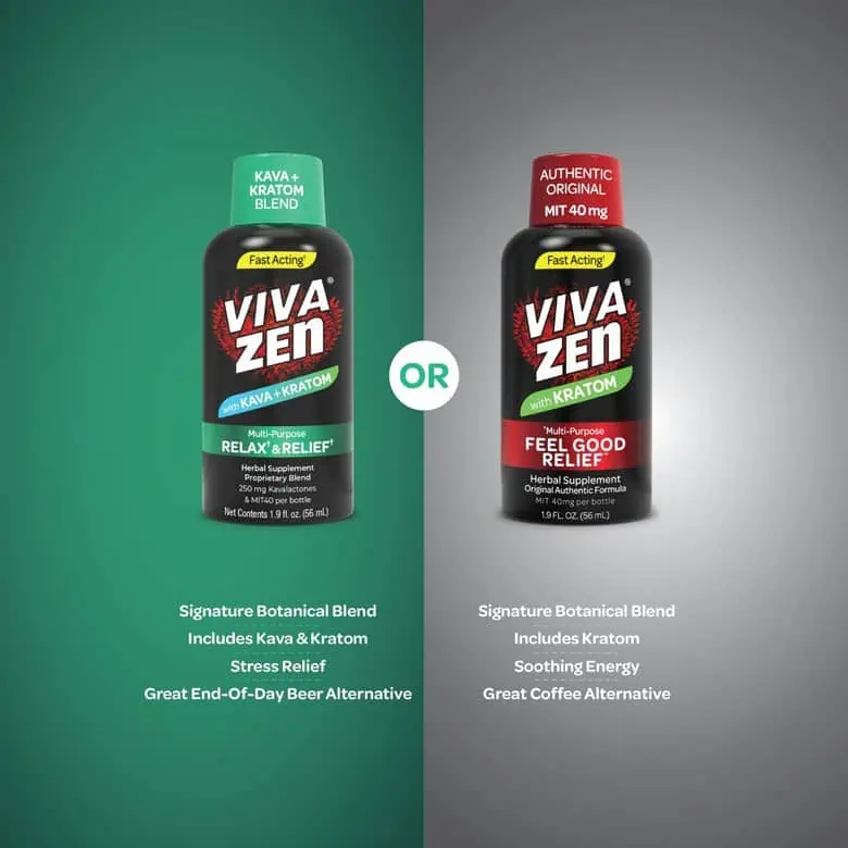 VIVAZEN Kava Kratom Shot