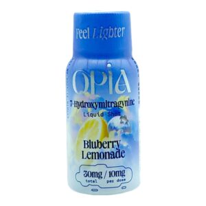 front of bottle of Opia 7-OH Shot 30mg 7-OH 60mL (var 1)