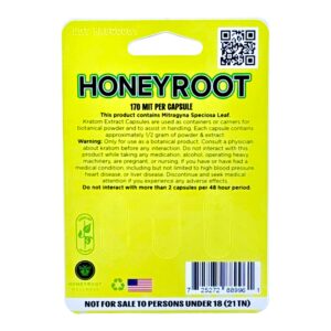 HoneyRoot Kratom Capsules