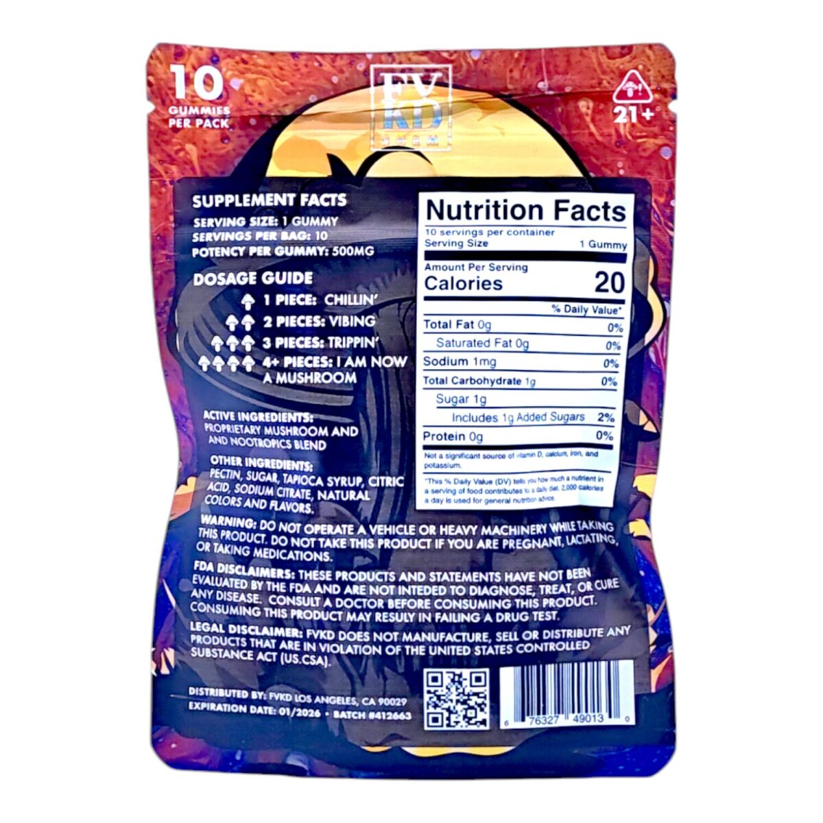 FVKD SHRM Enhanced High Potency Mushroom