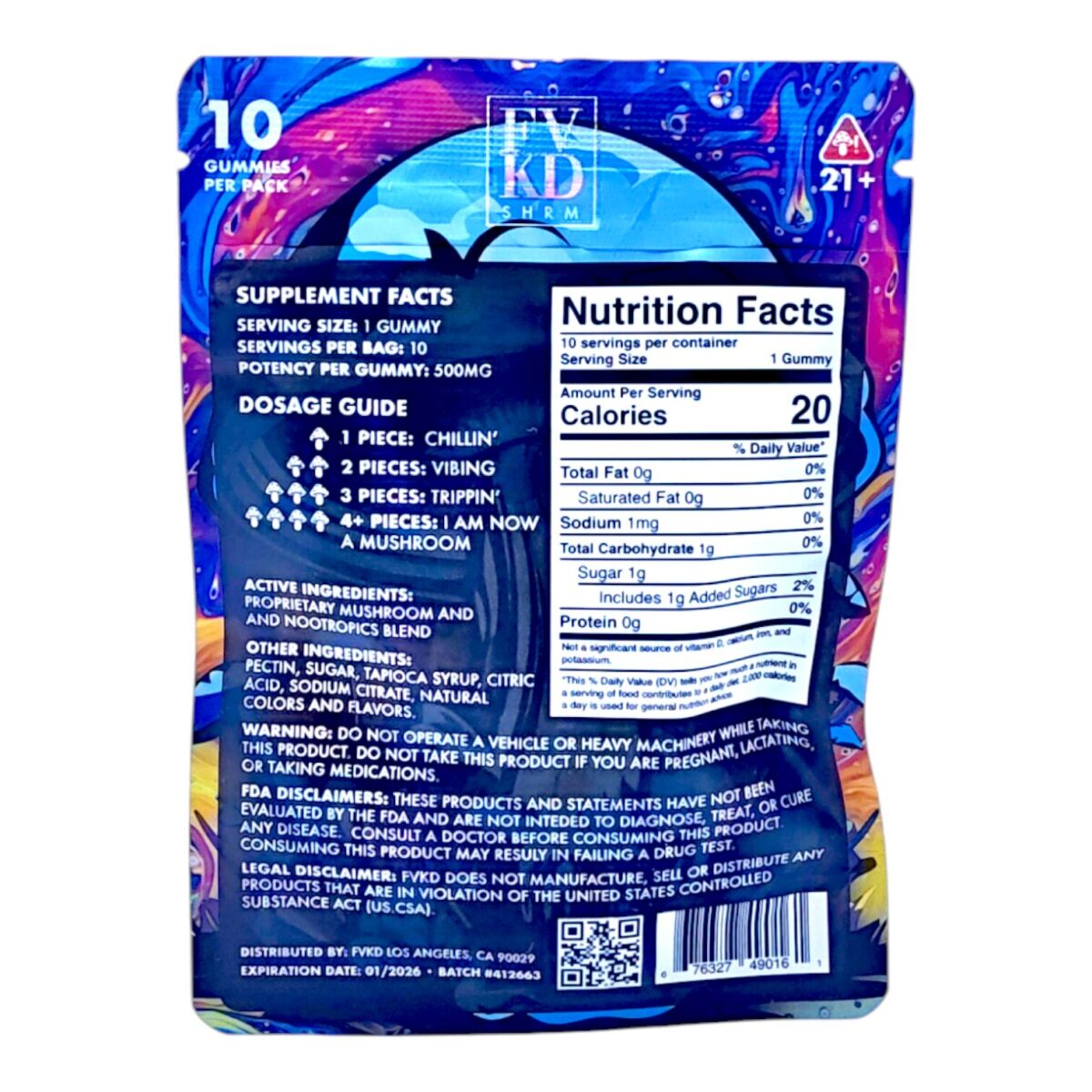 FVKD SHRM Enhanced High Potency Mushroom