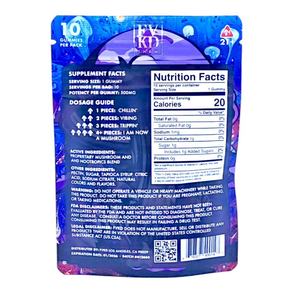 FVKD SHRM Enhanced High Potency Mushroom