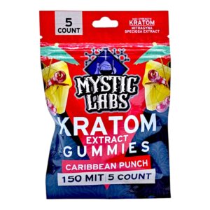 Mystic Labs Kratom Gummies Caribbean Punch